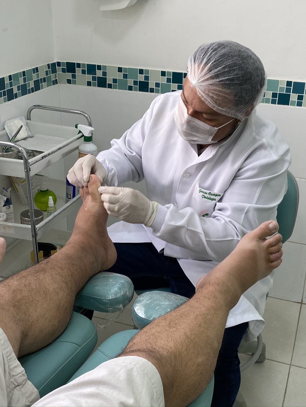 Procedimento na cadeira
